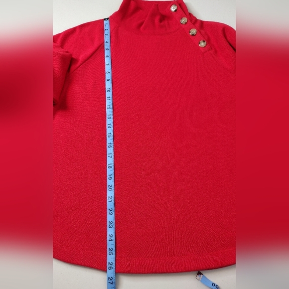 NWT J. Crew Holiday Pullover Long Sleeve Cowlneck Sweater Size L - Picture 14 of 14